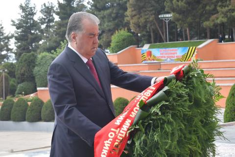 Поздравительное послание Президента Республики Таджикистан, Лидера нации уважаемого Эмомали Рахмона в честь 78-й годовщины Победы над фашизмом